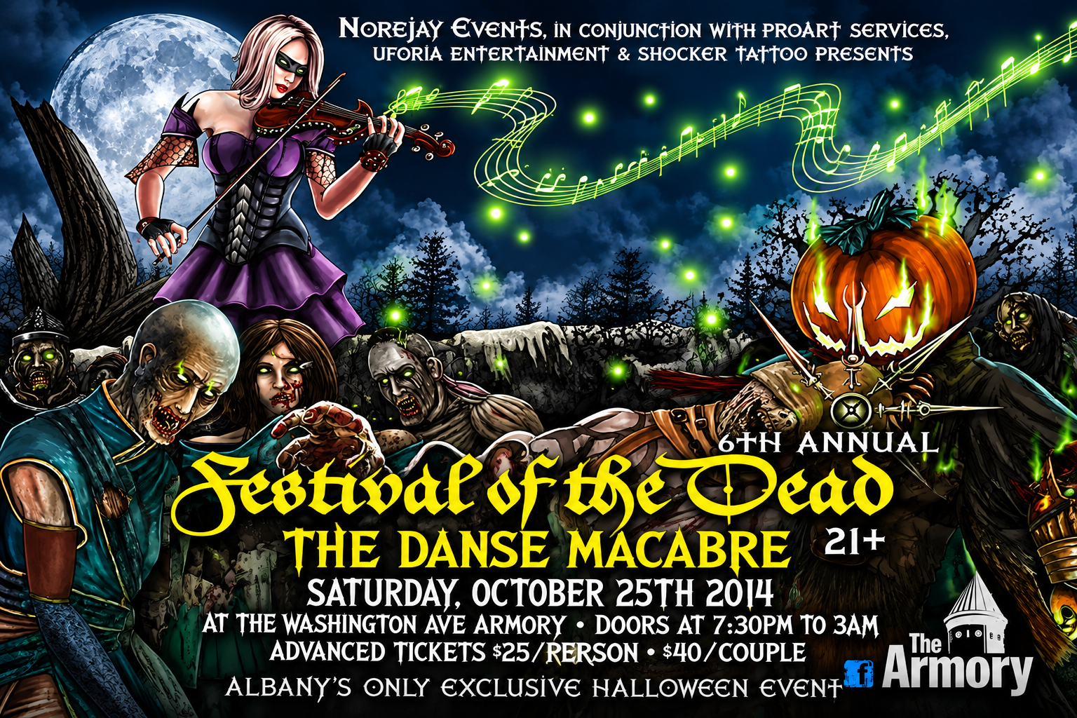 The 6th Annual Festival of the Dead — October 25, 2014 | Uforia Entertainment & DJ Debonair
